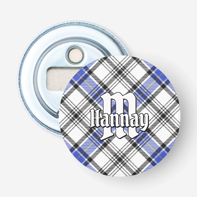 Abrebotellas Clan Hannay Tartan (Anverso)