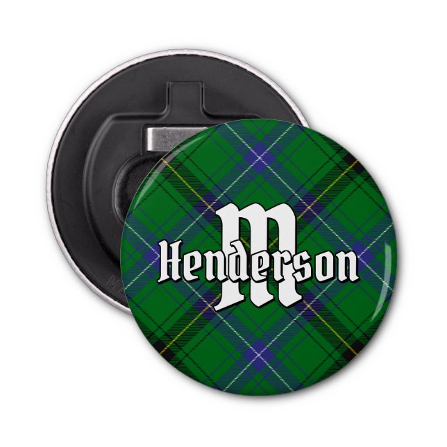 Abrebotellas Clan Henderson Tartan (Anverso)