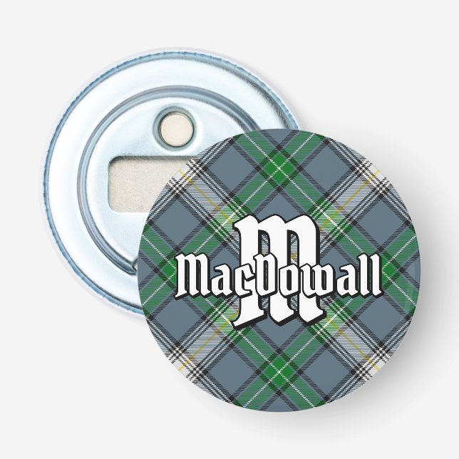 Abrebotellas Clan MacDowall Tartan (Anverso)