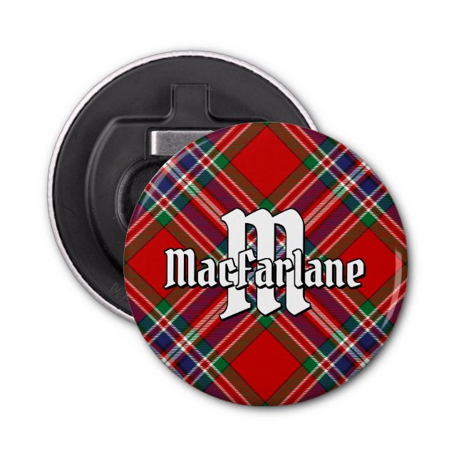 Abrebotellas Clan MacFarlane Tartan (Anverso)
