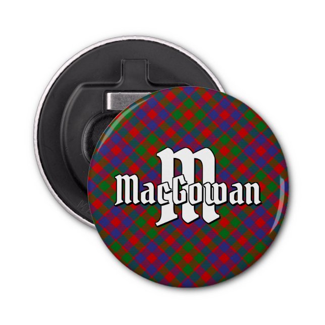 Abrebotellas Clan MacGowan Tartan (Anverso)