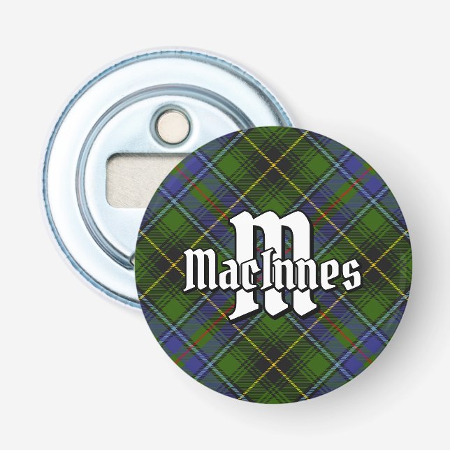 Abrebotellas Clan MacInnes Tartan (Anverso)