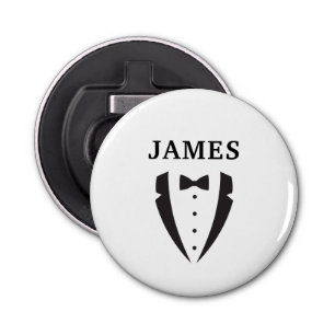 Abrebotellas Clásico Groomsman Bow Tie Tuxedo