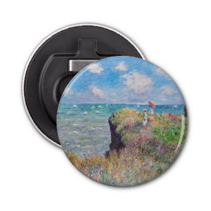Abrebotellas Claude Monet - Camino acantilado en Pourville