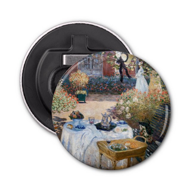 Abrebotellas Claude Monet - El almuerzo, el panel decorativo (Anverso)