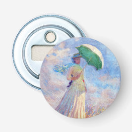 Abrebotellas Claude Monet - Mujer con Parasol a la derecha