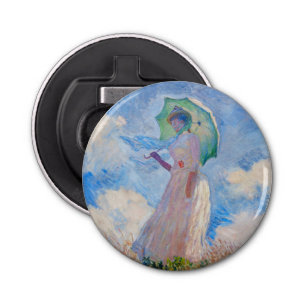 Abrebotellas Claude Monet - Mujer con Parasol a la izquierda
