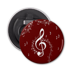 Abrebotellas Climactic G Clef Music Red