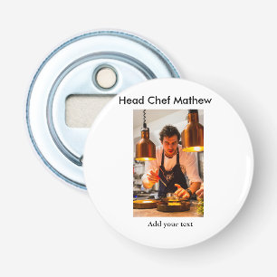 Abrebotellas Cocina del chef añada nombre de texto hombres pana