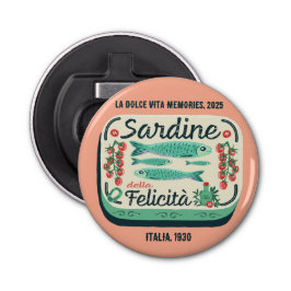 Abrebotellas Cocina Nostálgica de Ilustracion de Cerdeña