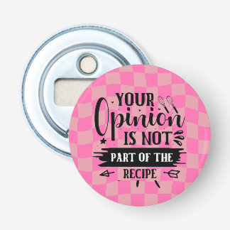 Abrebotellas Cocina rosa retro divertida diciendo