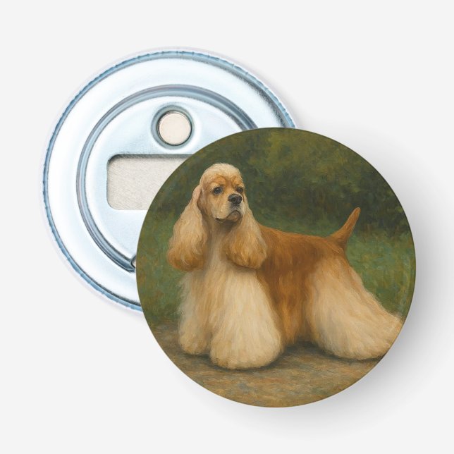 Abrebotellas Cocker Spaniel (Anverso)