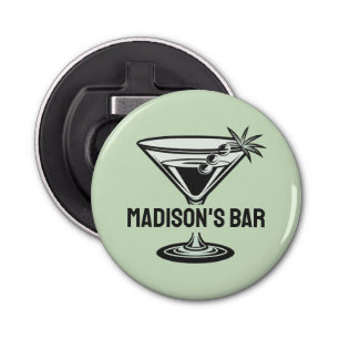 Abrebotellas Cóctel de texto de personalizado