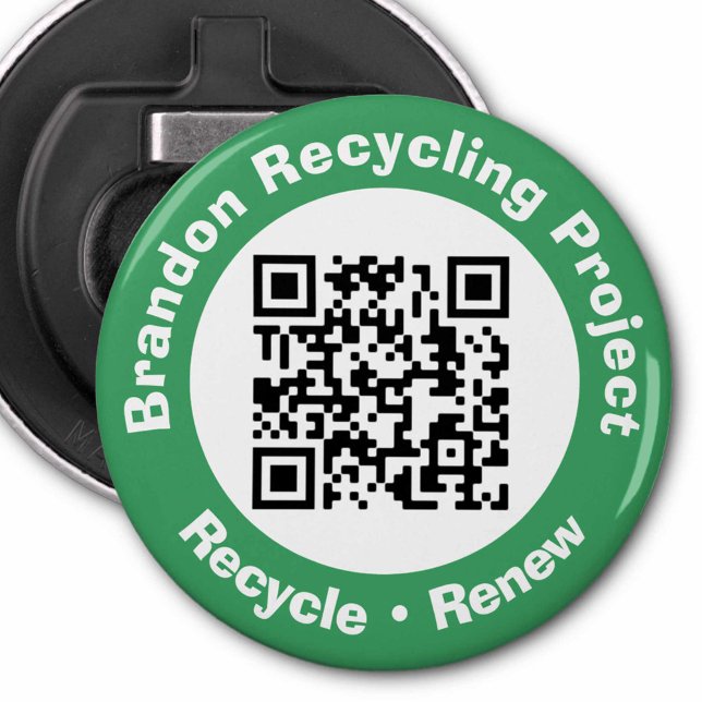 Abrebotellas Código QR del proyecto de reciclaje Reciclar y ren (Subido por el creador)
