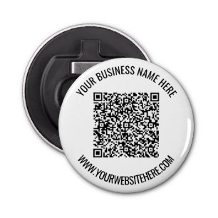 Abrebotellas Código QR y texto Personalizado Profesional Person