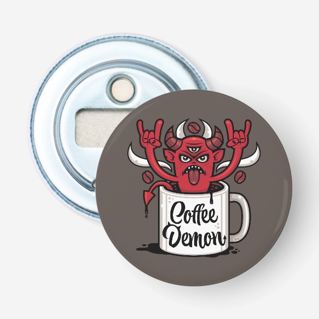 Abrebotellas Coffee Demon (Anverso)