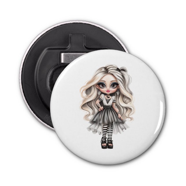 Abrebotellas Colección de diseño de Halloween Chica 12 (Anverso)