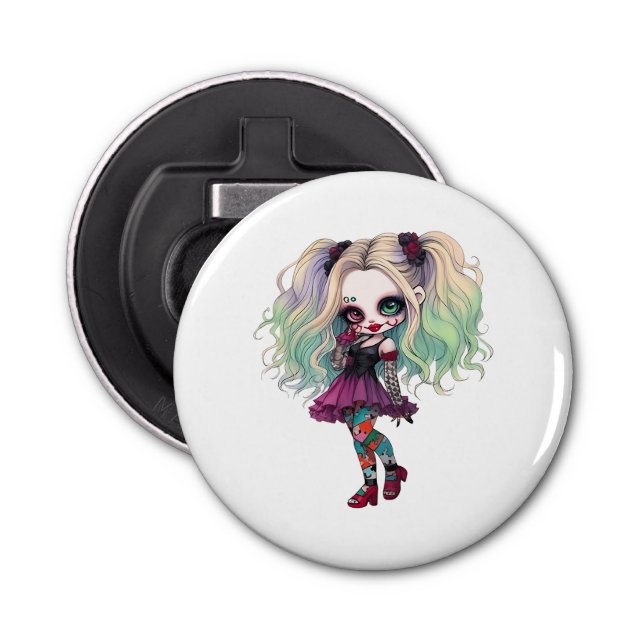 Abrebotellas Colección de diseño de Halloween Chica 13 (Anverso)