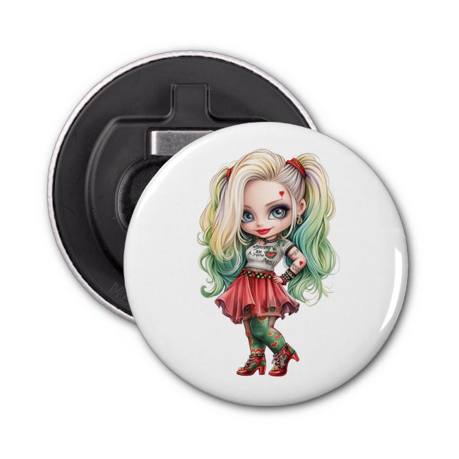 Abrebotellas Colección de diseño de Halloween Chica 9 (Anverso)