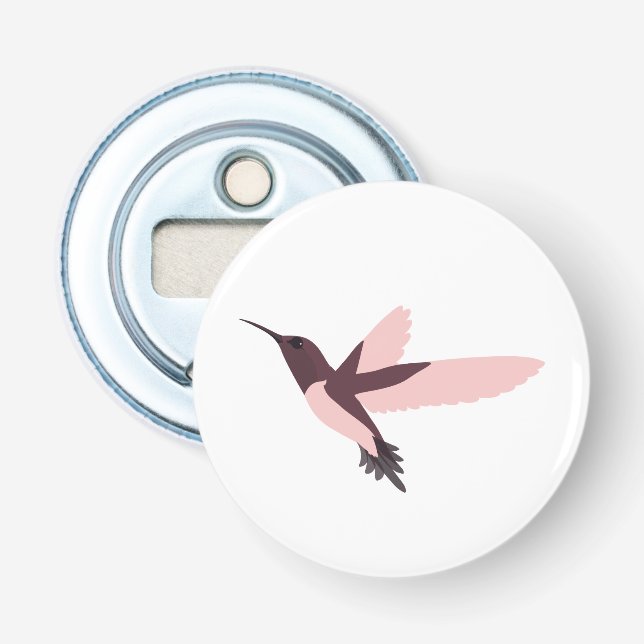 Abrebotellas Colibrí rosa bonito (Anverso)