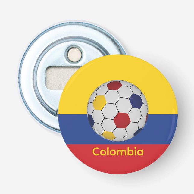 Abrebotellas Colombia Soccer (Anverso)