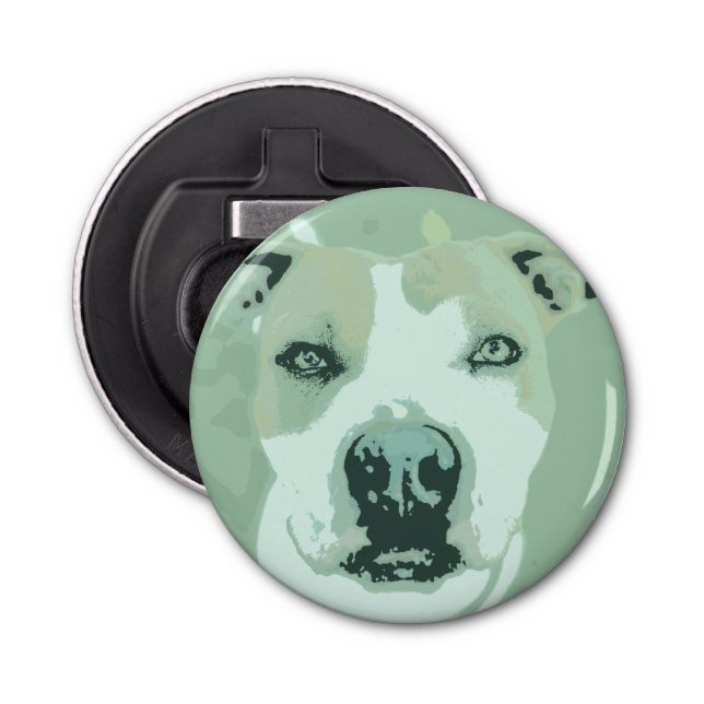 Abrebotellas Color verde del toro del pozo (Anverso)