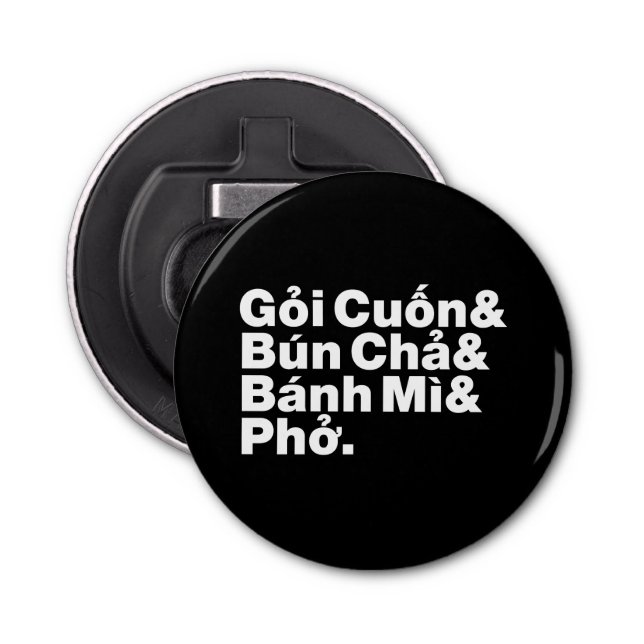 Abrebotellas Comida callejera vietnamita (Anverso)