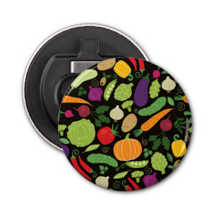 Abrebotellas Comida en un fondo negro