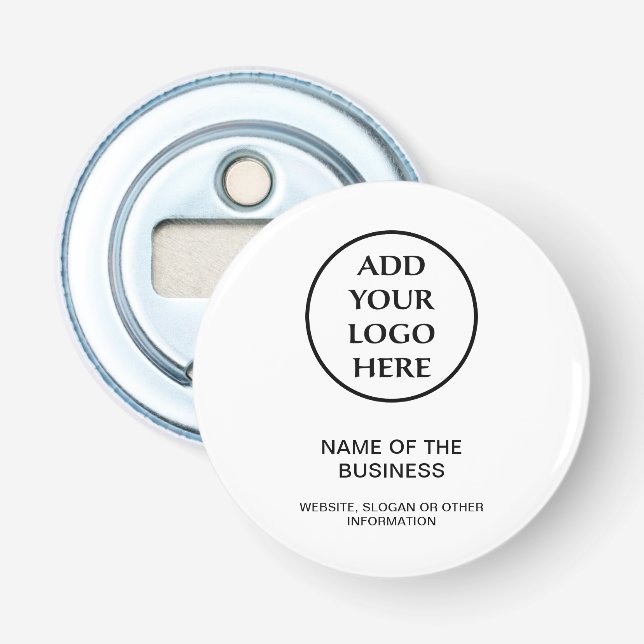 Abrebotellas Compañía de negocios profesional Empresa Tu logoti (Anverso)