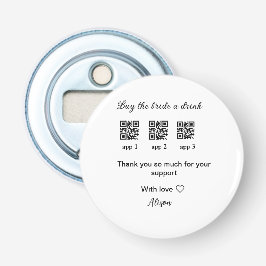 Abrebotellas comprar novia una bebida escanear código QR gracia