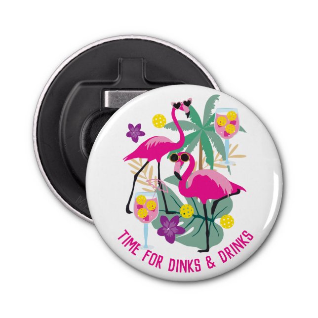 Abrebotellas Con texto Summer Pickleball 🤩 fiesta tropical   (Anverso)