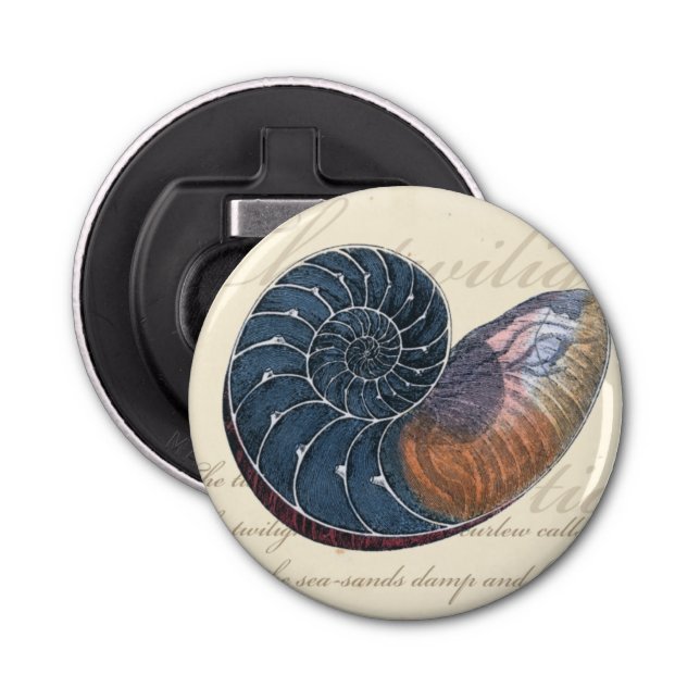 Abrebotellas Concha de mar romántica (Anverso)