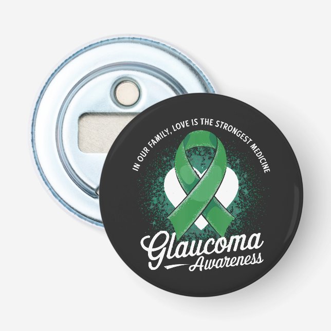 Abrebotellas Conciencia de glaucoma de medicina (Anverso)