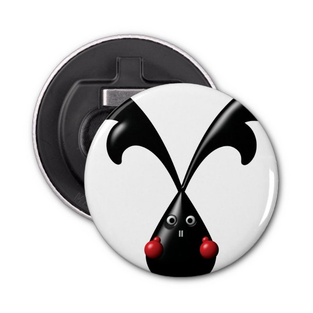 Abrebotellas Conejo de bóxer de conejo duro (Anverso)