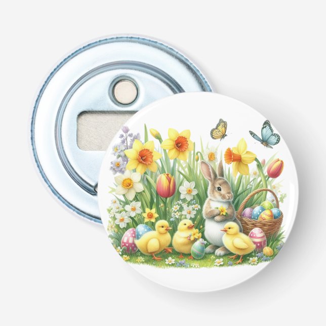 Abrebotellas Conejo/pollo de primavera clásico/ventilado (Anverso)