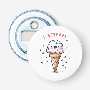 Abrebotellas Cono de helado I Scream con grageas