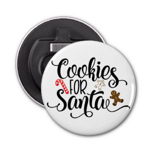Abrebotellas Cookies para Navidades de Santa Fun