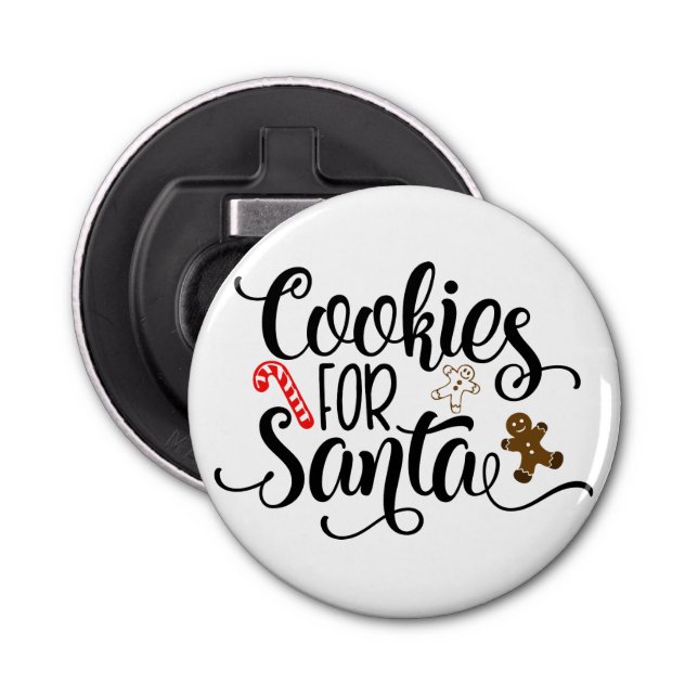 Abrebotellas Cookies para Navidades de Santa Fun (Anverso)