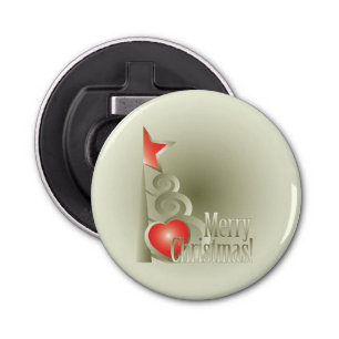 Abrebotellas Corazón para Navidades