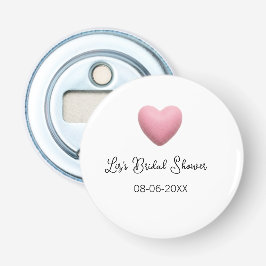 Abrebotellas Corazón rosa pastel retro despedida de soltera fec