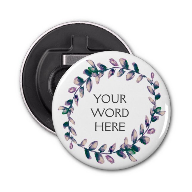 Abrebotellas Corona Botánica - Venus - (Anverso)