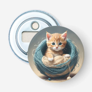 Abrebotellas "Cozy Cuddle: El triste retiro del gatito"
