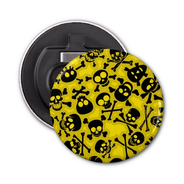 Abrebotellas Cráneo y modelo de la bandera pirata (Anverso)
