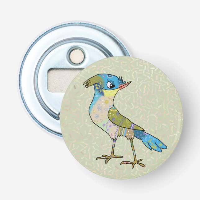 Abrebotellas Crazy Vogel (Anverso)