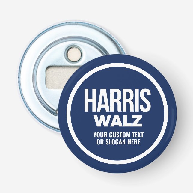 Abrebotellas Crear tu propio Harris Walz 2024 (Anverso)