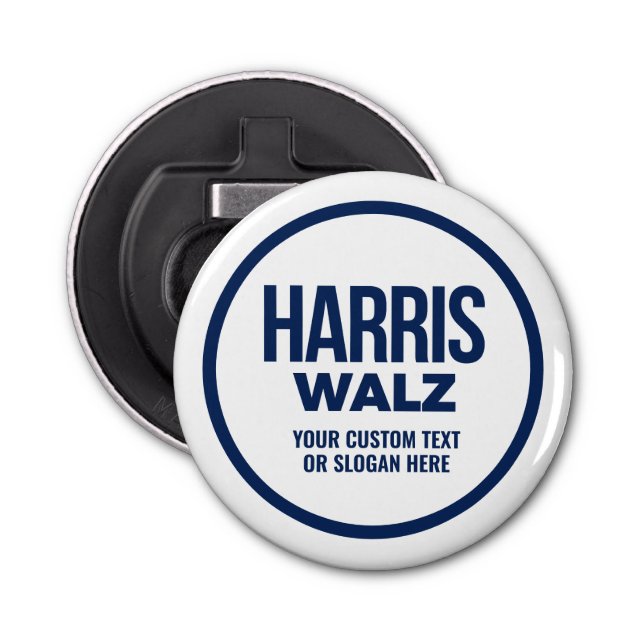 Abrebotellas Crear tu propio Harris Walz 2024 (Anverso)