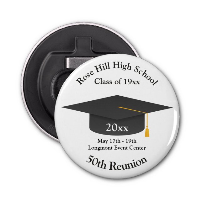 Abrebotellas Create Your Own Class Reunion Bottle Opener (Anverso)