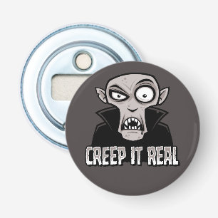 Abrebotellas Creep It Real Classic Horror Vampiro Diseño