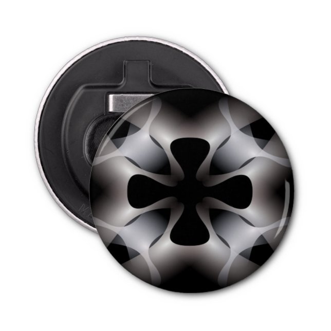 ABREBOTELLAS CRUZ ABSTRACTA (Anverso)