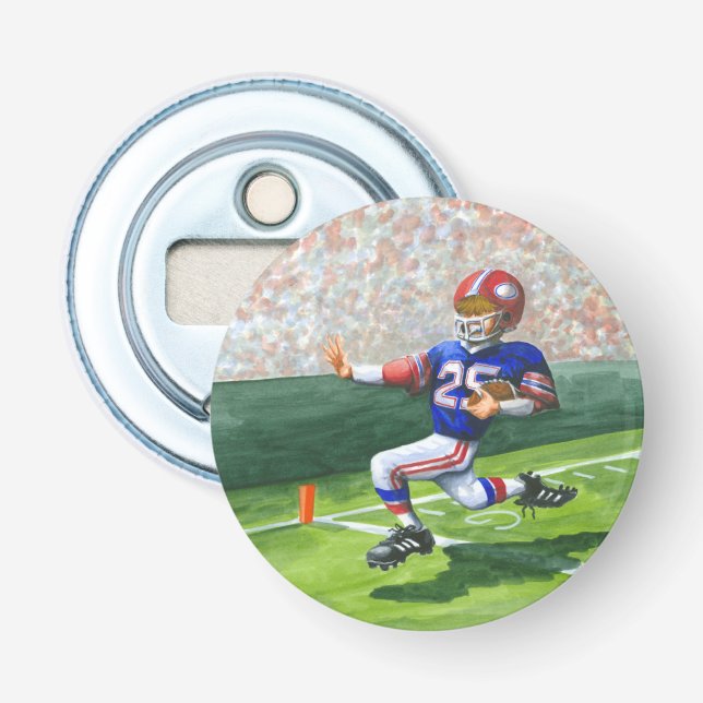 Abrebotellas Cruzar la línea de meta para un momento del (Anverso)